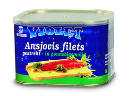 Violet Ansjovis Filets Reepjes 800g