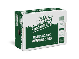 Bicky Sesame Big Buns Microwave 3x15x74g